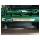 New Scotts Classic manual lawn mower in the original box