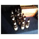 22 Vintage Hamms bottles in original case