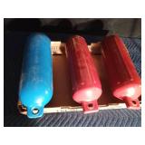 3 Vintage Dock bumpers