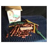 Playschool Lincoln logs in original box