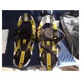 Sherpe snowshoes with poles and accessories in its original carrying bag