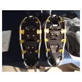 Sherpe snowshoes with poles and accessories in its original carrying bag