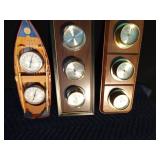 3 Wood weather stations