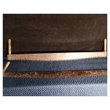 2 Vintage two men saw blades and 1 vintage two men saw