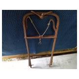 Vintage hay bale fork