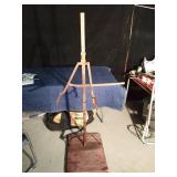 Vintage I and R burlap bag holder
