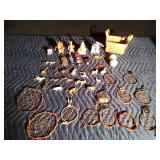 Flat of Toys and Mini Basket of Dream Catchers