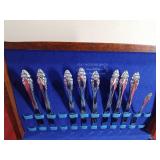 Gorham Stainless Silverware in a Roger’s Bros. Wood Box