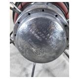 Vintage Adlake Kero 1921-1923 P&P RR (Railroad) Lantern with Red Glass