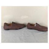 Pair of New Fashion Mens Slip on Leather Shoes - Size 10