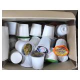 Keurig Pods - Wood Box - Insulated Coffee Mugs - Koozies and Oblong Strainer