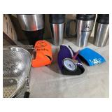 Keurig Pods - Wood Box - Insulated Coffee Mugs - Koozies and Oblong Strainer