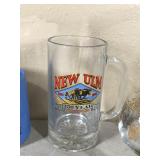 Beer Glasses, Mug & Coffee Cups, German Roemer Goblet Wine Glass Gold Rim With Olive Beehive Stem