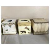 Moose Bathroom Set of 4 Piece Plus 2 Kleenex Box Holder