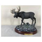 Cabelas Handcrafted and Hand painted Moose Statue