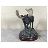 Cabelas Handcrafted and Hand painted Moose Statue