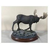 Cabelas Handcrafted and Hand painted Moose Statue