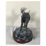 Cabelas Handcrafted and Hand painted Moose Statue