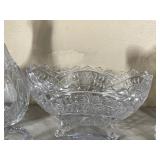 Lot of Crystal and Clear Glass Ware