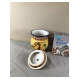 Cookie Jar and Cookie Press in Box