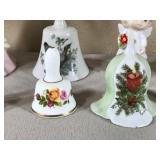 Lot of Collectible Bells - Metal, Glass and Ceramic
