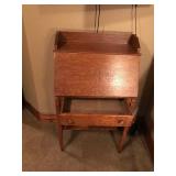 Vintage Solid Wood Secretary Desk - Smoke Free