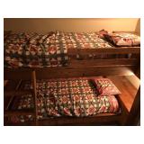 2 - Sets of Quilt Comforters for Twin Beds and Pillows - Smoke Free