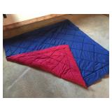 Comforter (82” across x 86” long) & Sleeping Bag