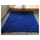 Comforter (82” across x 86” long) & Sleeping Bag
