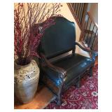 Beautiful Upholstered Wood Framed Bench - Smoke Free