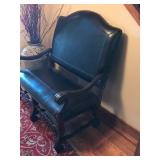 Beautiful Upholstered Wood Framed Bench - Smoke Free