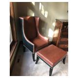 Upholstered Chair and Ottoman made by Uttermost - Smoke Free