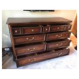 Stanley Furniture Solid  Wood 8 Drawer Dresser - Smoke free