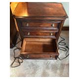 2 - Stanley Furniture Solid Wood Night Stands with Built in Power Strip on Back - Smoke Free