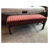 Upholstered Bench with Wood Frame - Smoke Free