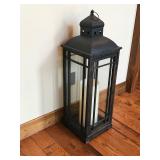 Home Decor Large Hanging Lantern with Battery Operated Candle