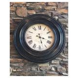 Large Wall Hanging Battery Operated Clock - Rutherford Clock Co. London, England