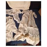Vintage bras, dresses, shirt & skirt, flour sack