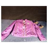 NFL quilted Viking jacket with pompom gloves