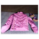 NFL quilted Viking jacket with pompom gloves