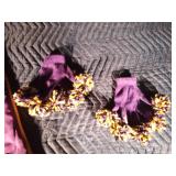 NFL quilted Viking jacket with pompom gloves