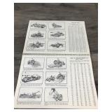 1949 Seasons Greetings Ford Tractor / Farming / Equipment Calendar “when the sun goes down on a perfect day by John Clymer”