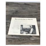 1949 Seasons Greetings Ford Tractor / Farming / Equipment Calendar “when the sun goes down on a perfect day by John Clymer”