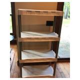 4 Tier heavy duty plastic shelf