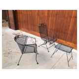 5pc Metal outdoor patio set