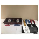 Washer toss game and bean bag horseshoes