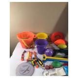 Lot of beach toys and more