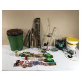 Lot of fishing supplies and more