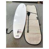 Jimmy Styks 208 Hybrid stand-up paddle board with paddle and storage bag with manual
