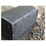 Suncast outside storage box with contents
